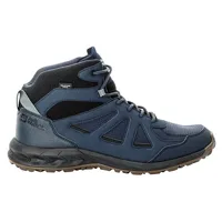 jack wolfskin - woodland 2 texapore mid - chaussures de randonnée taille 40,5, bleu