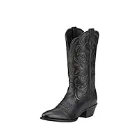 ariat - chaussures heritage western femmes heritage r toe, 42.5 m eu, black deertan