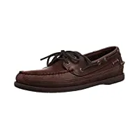 sebago schooner, chaussures bateau homme, marron (brown-gum 925), 42 eu