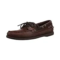 sebago schooner, chaussures bateau homme, marron (brown-gum 925), 43 eu