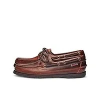 sebago schooner, chaussures bateau homme, marron (brown-gum 925), 46 eu