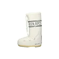 moon boot nylon 14004400 - bottes de neige - mixte enfant blanc (weiß 6) 35-38 eu