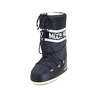 moon boot nylon 14004400 - bottes de neige - mixte enfant noir (nero) 45-47 eu