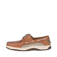 sperry top sider billfish 3-eye chaussures à lacets derby pour homme - beige - dark tan., 43 eu