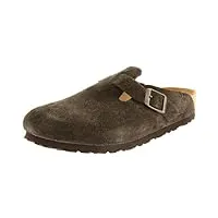 birkenstock femmes chaussures de mule couleur marron mocha suede taille 35.5 eu