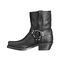 frye harness 8r, boots homme - noir (blk), 42 eu (9 us)