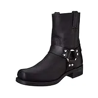 frye harness 8r, boots homme - noir (blk), 41 eu (8 us)