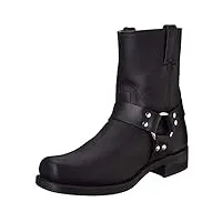 frye harness 8r, boots homme - noir (blk), 44 eu (11 us)