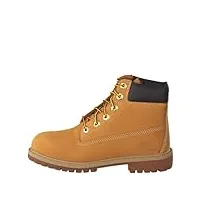 timberland classic ftc_6 in premium wp boot, bottes mixte enfant, jaune (wheat nubuck), 32 eu