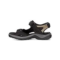 ecco femme offroad sandales de randonnée, black/mole/black, 39 eu