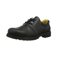 panama jack basic 0302, chaussures à lacets homme - noir, 40 eu