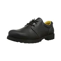 panama jack basic 0302, chaussures à lacets homme - noir, 47 eu