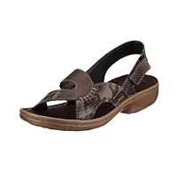 ara korsika 4-37206-08 sandales tendance pour femme, marron moro08, 43 eu