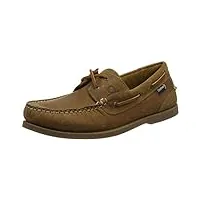 chatham marine deck g2 - chaussures bateau - homme, brun (brown), 45 eu