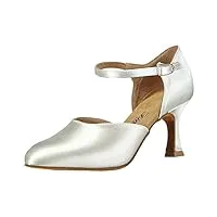 diamant diamant brautschuhe standard tanzschuhe 051-085-092, chaussures de danse de salon femmes - blanc - blanc, 40 eu