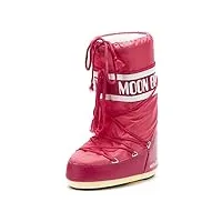 moon-boot moon boot nylon, bottes de neige mixte adulte, rose (bouganville 062), 39 eu