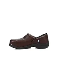timberland pro - - chaussure esd slip-on allure de sécurité pour femme newbury, 42 c/d eu, dark brown