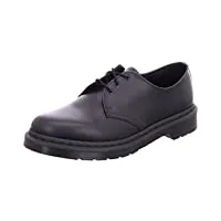 dr martens - 14345001 - monochrome 1461 - chaussures à lacets - mixte adulte - noir (black) - 41 eu