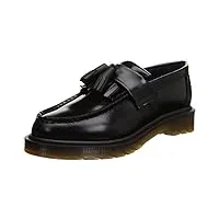 dr martens adrian polished smooth, chaussures de ville mixte adulte - noir (black), 38 eu (5 uk)
