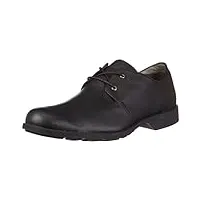 timberland ek city lite ftm_plain toe oxford wp, chaussures de ville homme - noir - schwarz (black smooth), 41.5 eu