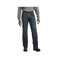 ariat flame resistant m4 jeans, boundary shale, 34w / 30l homme