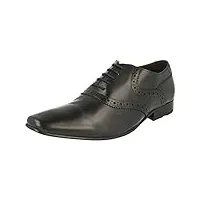 base london , chaussures de ville à lacets pour homme noir noir - noir - noir, 9 uk