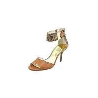michael kors guiliana femmes beige cuir chaussures sandales pointure eu 38