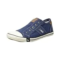 mustang shoes slipper1099 401 841, basket basses femme, blau, 40 eu
