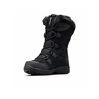 columbia ice maiden ii waterproof bottes de neige imperméables femme, noir (black x columbia grey), 38.5 eu