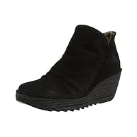fly london yip, boots femme, noir (black 000), 38 eu