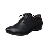 think guad, chaussures de ville à lacets pour femme - noir - schwarz (schwarz-00), 37 eu