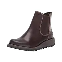fly london salv rug, boots femme, marron (dark brown 001), 39 eu