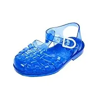 méduse - sandales en plastique bleu translucide - bleu - 21