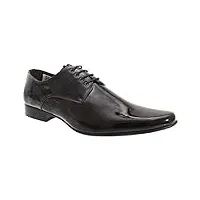 goor - chaussures de ville vernies à lacets - homme (40 eur) (noir)