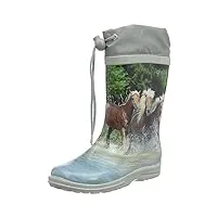 beck chevaux bottes de pluie fille - multicolore - 31 eu
