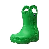 crocs mixte enfant handle it rain boot kids chaussures bateau, vert grass green, 30/31 eu