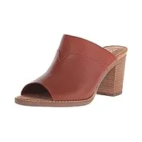 toms majorca mule sandal - cognac leather