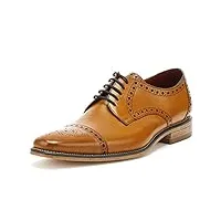 loake chaussures à lacets formelles pour homme foley - marron - tan burnished, 41.5