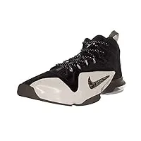 nike homme zoom penny vi chaussures de basketball, noir/argenté (black metallic silver), 44 eu