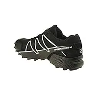 salomon speedcross 4 gore-tex chaussures de trail running pour homme, imperméables, maintien précis du pied, confort anti-intempéries, black, 42 2/3