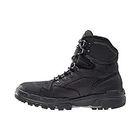 wolverine men's legend 6 inch waterproof comp toe-m work boot, black, 9.5 3e us