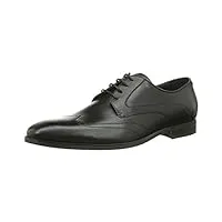 geox homme u new life b chaussures lacées, schwarz (blackc9999), 42