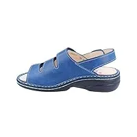 finn comfort womens saloniki 2557 mozart bluette leather sandals 38 eu