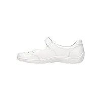 waldläufer chaussures pour femme - ballerine - mary jane henni, blanc., 41 eu