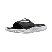adidas homme alphabounce slide sandales à claquettes, noyau blanc, noir et blanc, 41 eu