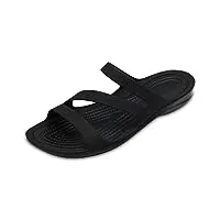 crocs swiftwater sandal w, sandales pour femme, noir (noire/noire 060), 38/39 eu (w 8 us)
