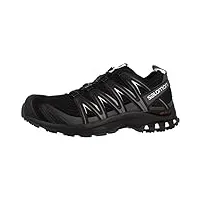 salomon xa pro 3d chaussures de trail running pour homme, stabilité, accroche, protection longue durée, black, 43 1/3