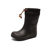 bisgaard rubber boot winter thermo bottes de pluie, noir (50 black), 35 eu