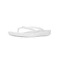 fitflop - iqushion ergonomic flip-flops - tongs - femme - blanc (urban white) -39 eu
