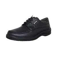 mephisto ezard schw 9000, chaussures de ville à lacets pour homme - noir - schwarz, 46,5 eu